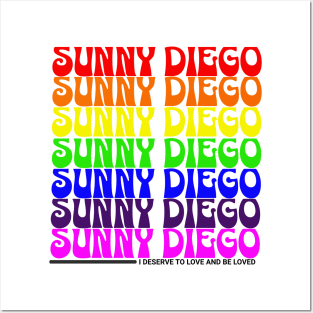 SUNNY DIEGO-I DESERVE TO LOVE AND BE LOVED Posters and Art